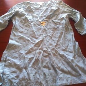 Soft Surroundings Tunic Top Blue Stone Embellishments Size Large